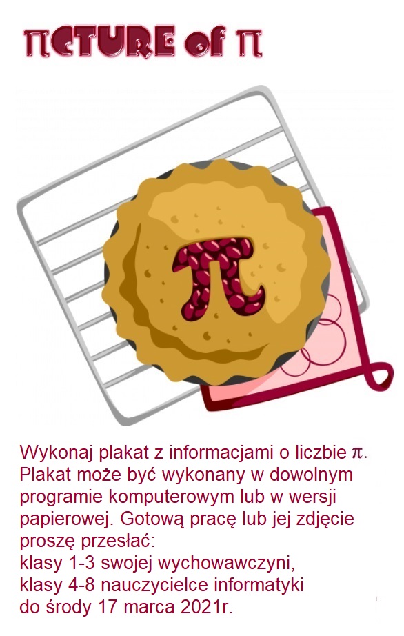 Read more about the article Wyniki konkursu na plakat ” Liczba Pi”