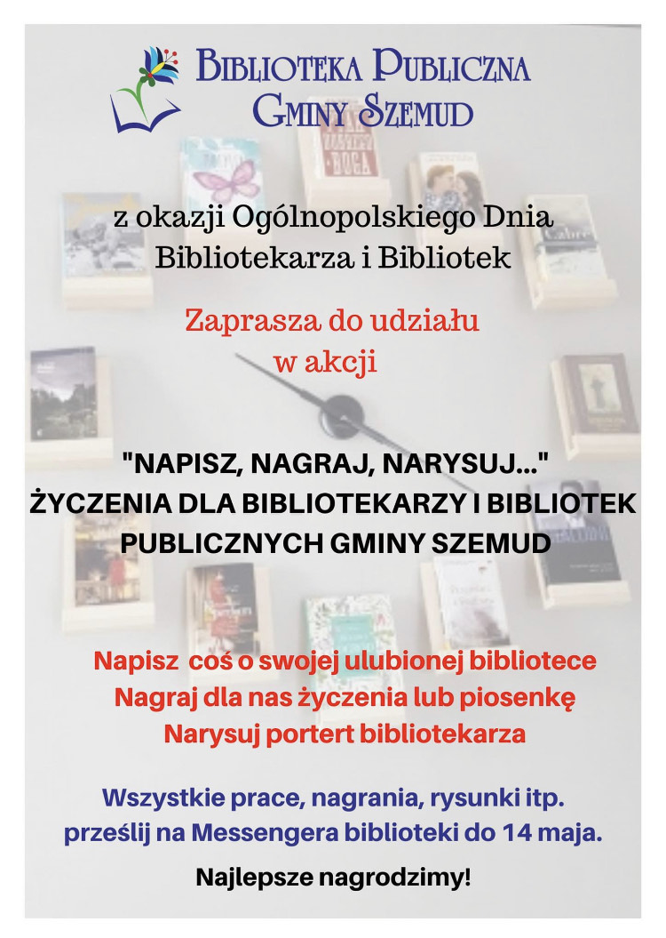 Read more about the article Życzenia dla Biblioteki Publicznej Gminy Szemud