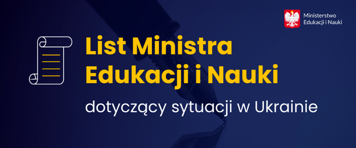 Read more about the article List Ministra Edukacji i Nauki
