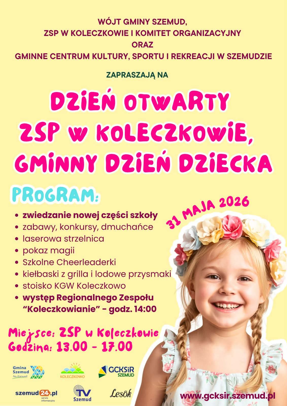 Read more about the article DZIEŃ OTWARTY🏫 i GMINNY DZIEŃ DZIECKA🎉